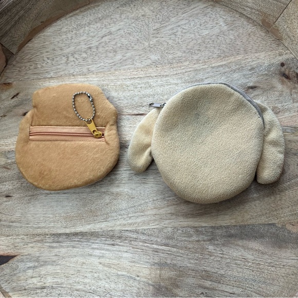 Animal Pets Set of Two Coin Purses Dog Guinnea Pig - Picture 2 of 2